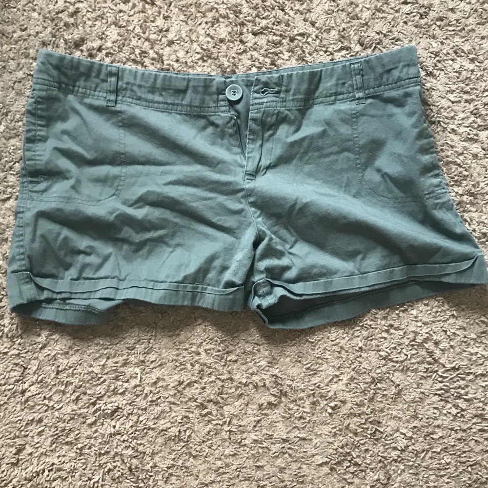 Green shorts